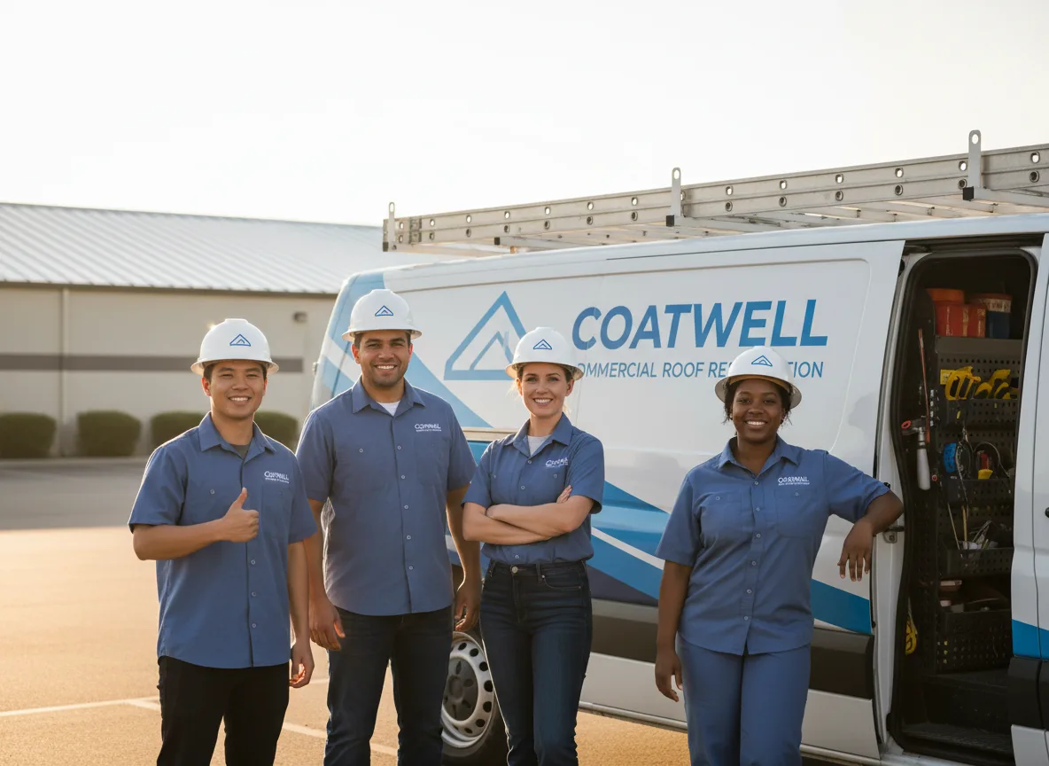 Commercial roof coating company in Rudolph, OH